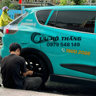 Vá vỏ ô tô lưu động quận Bình Thạnh - Cứu Hộ Thắng