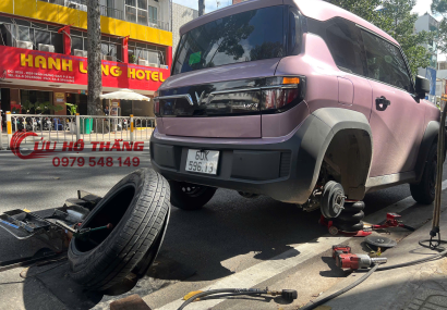 Dịch vụ vá lốp lưu động quận 1, quận 3, quận 5, quận 10, quận Tân Bình